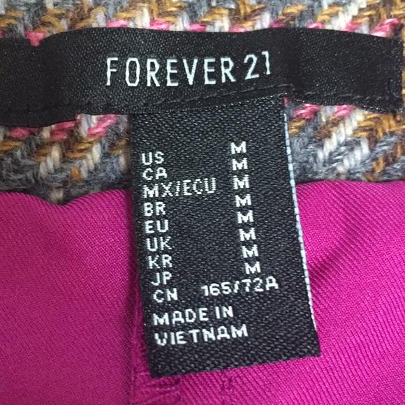 NWOT Forever 21 Plaid Skirt - Picture 4 of 4